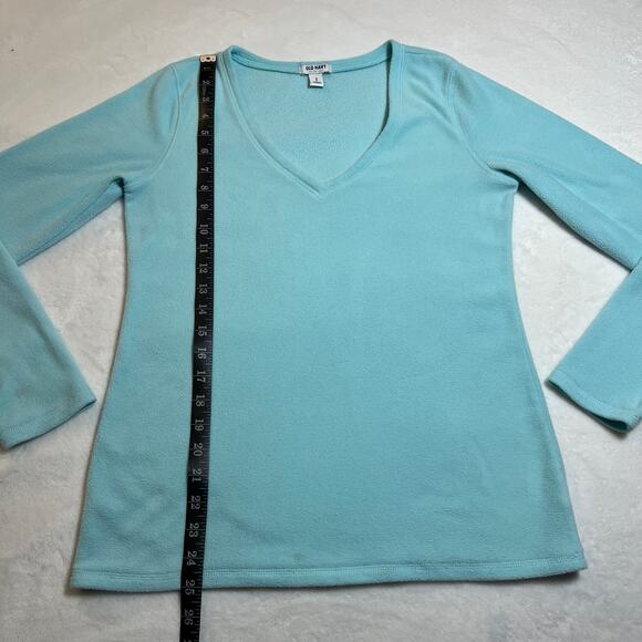 Old Navy V-Neck Fleece Pullover Top Size Small Layer Casual Cozy Winter - Picture 6 of 9